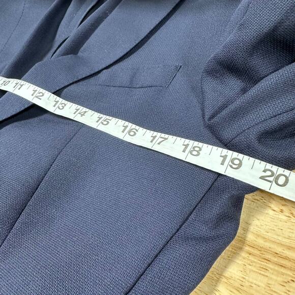 Boss Hugo Boss NWT Slim Fit Vitale Barberis Canonico Navy Blue Men's 42R Blazer - Picture 10 of 11